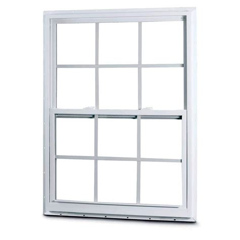 American craftsman windows 50 series - American Craftsman. 23.375 in. x 35.25 in. 50 Series Low-E Argon Glass Single Hung White Vinyl Fin Window, Screen Incl 